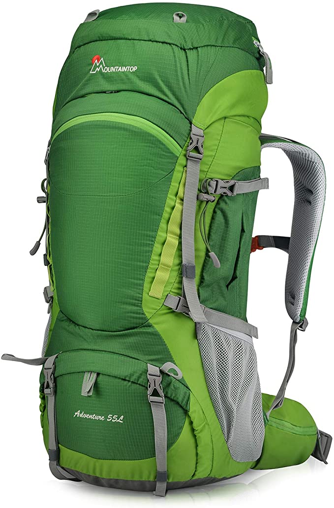 MOUNTAINTOP 80L-55L Hiking Internal Frame Backpack